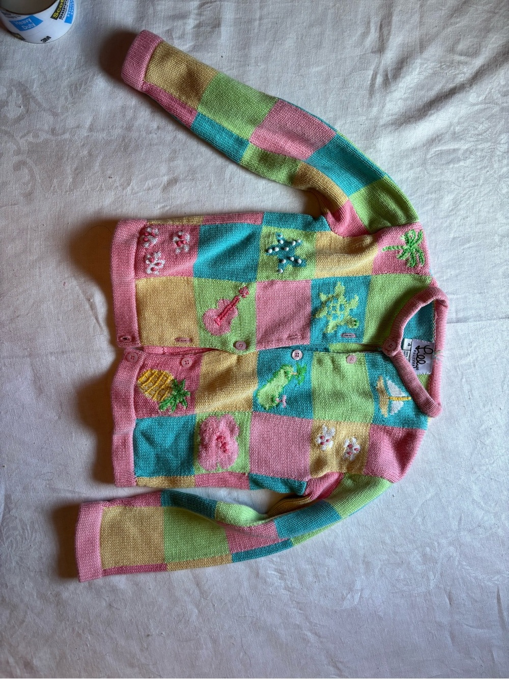EUC Lilly Pulitzer Patch Sweater
